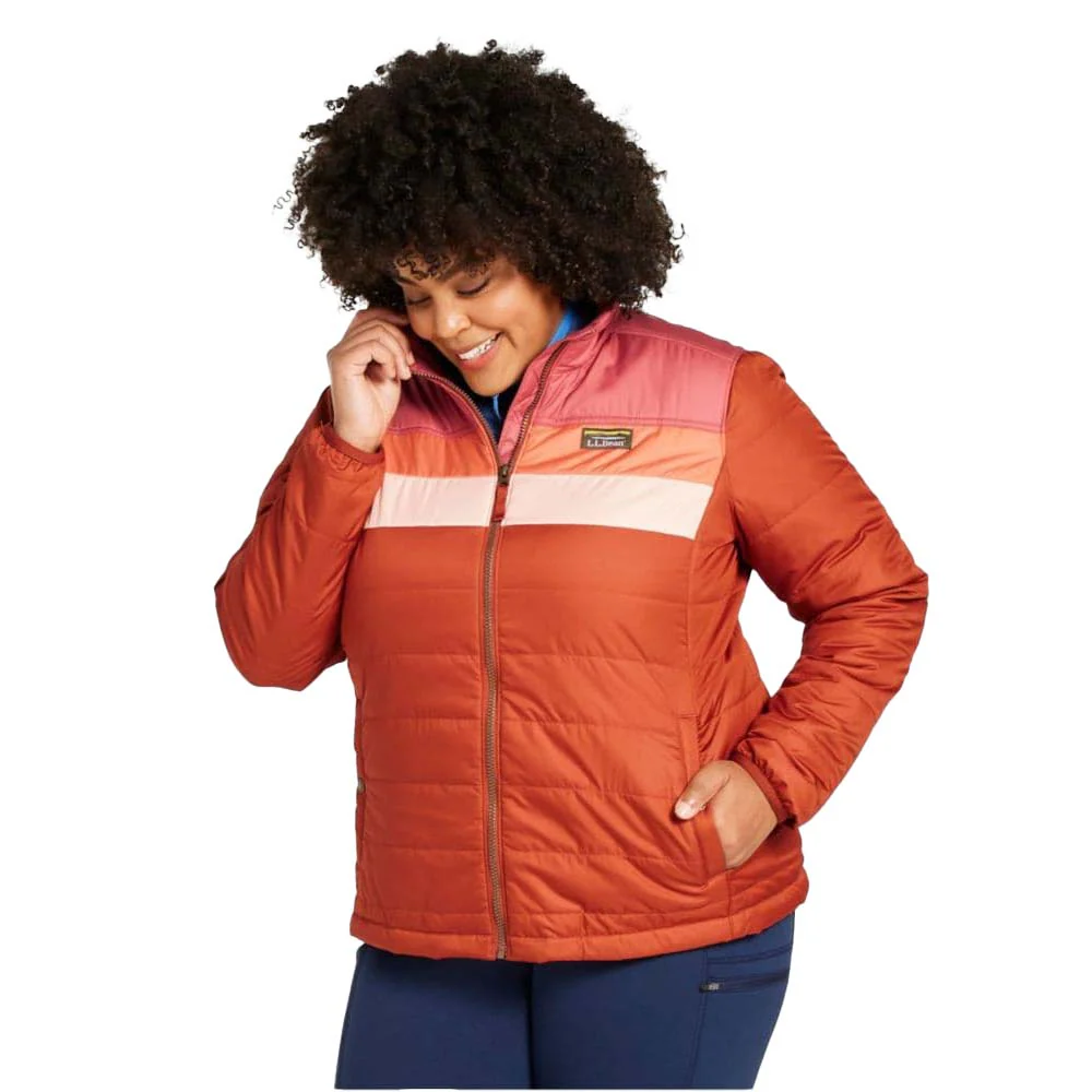 L.L.Bean Women's Mountain Classic Puffer Colorblock Jacket - Image 2