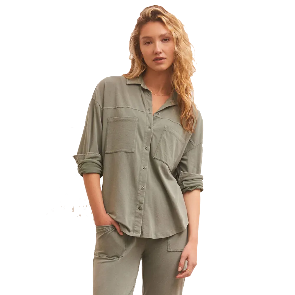 Z Supply Women's Niccola Button Up Top - Image 2