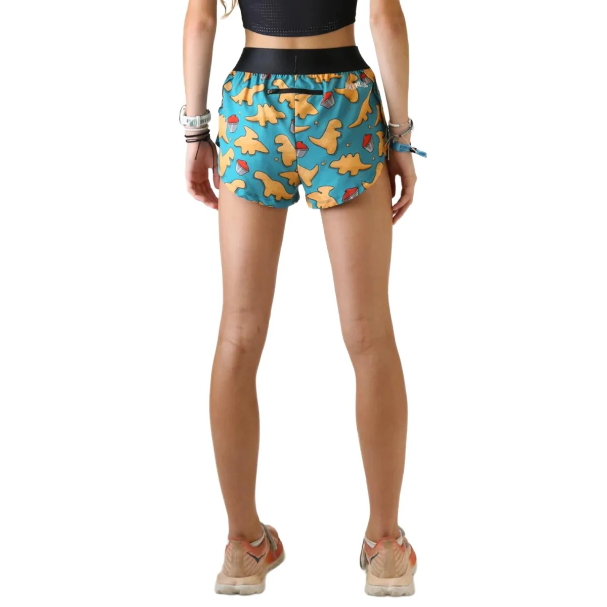 ChicknLegs Women's Nuggets Split Shorts 1.5" - Image 3