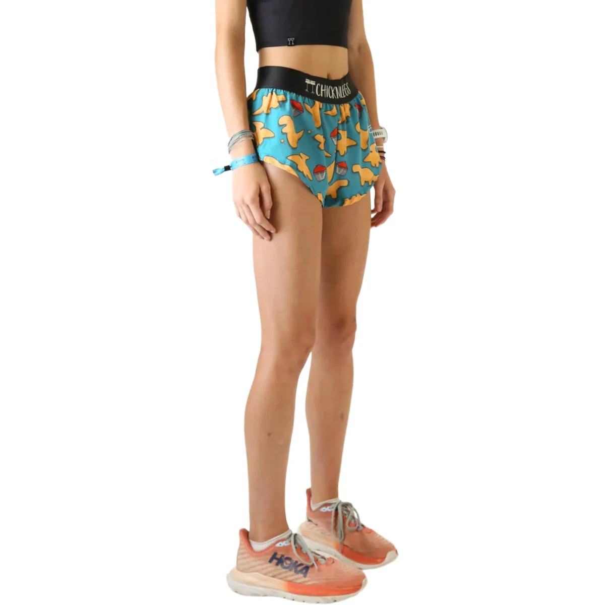 ChicknLegs Women's Nuggets Split Shorts 1.5" - Image 5