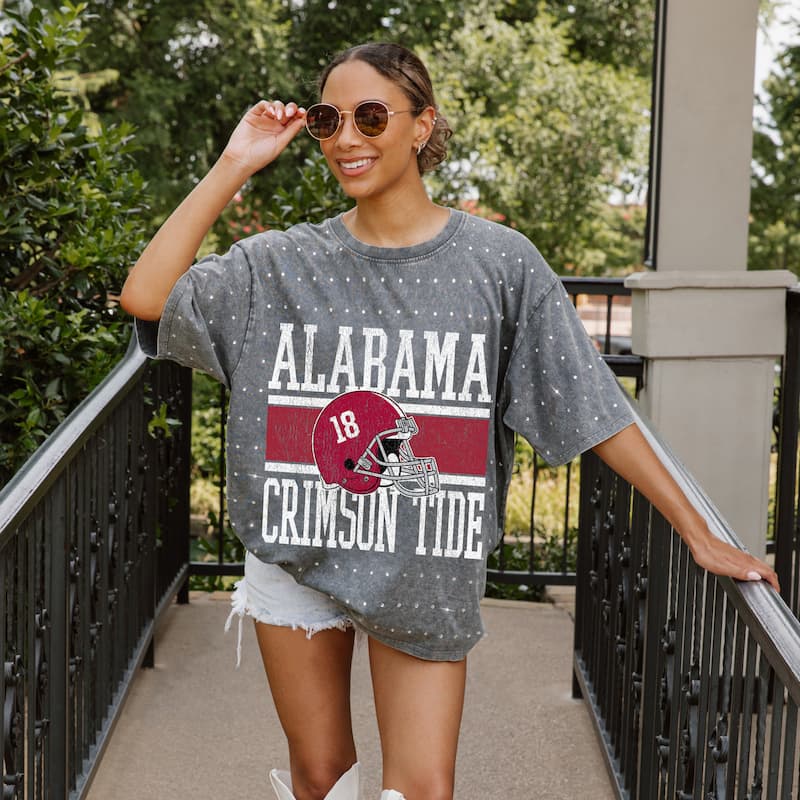 Gameday Couture Women's On The Ball Short Sleeve Tee - Alabama - Image 3