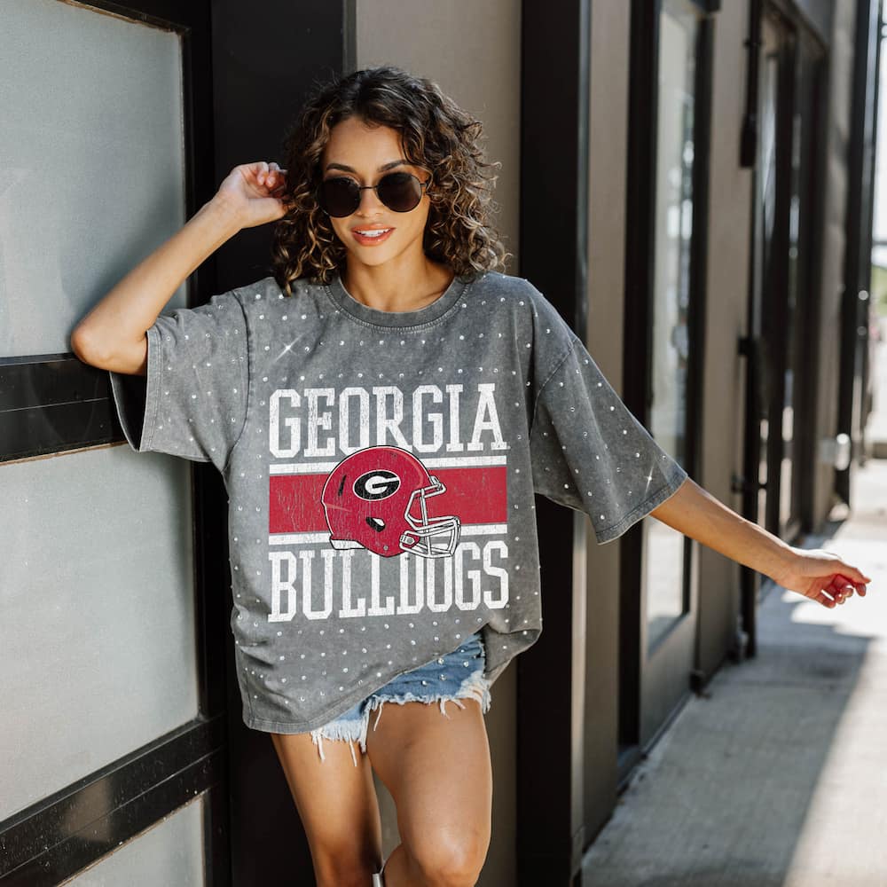 Game Couture Women's On The Ball Short Sleeve Tee - UGA - Image 4