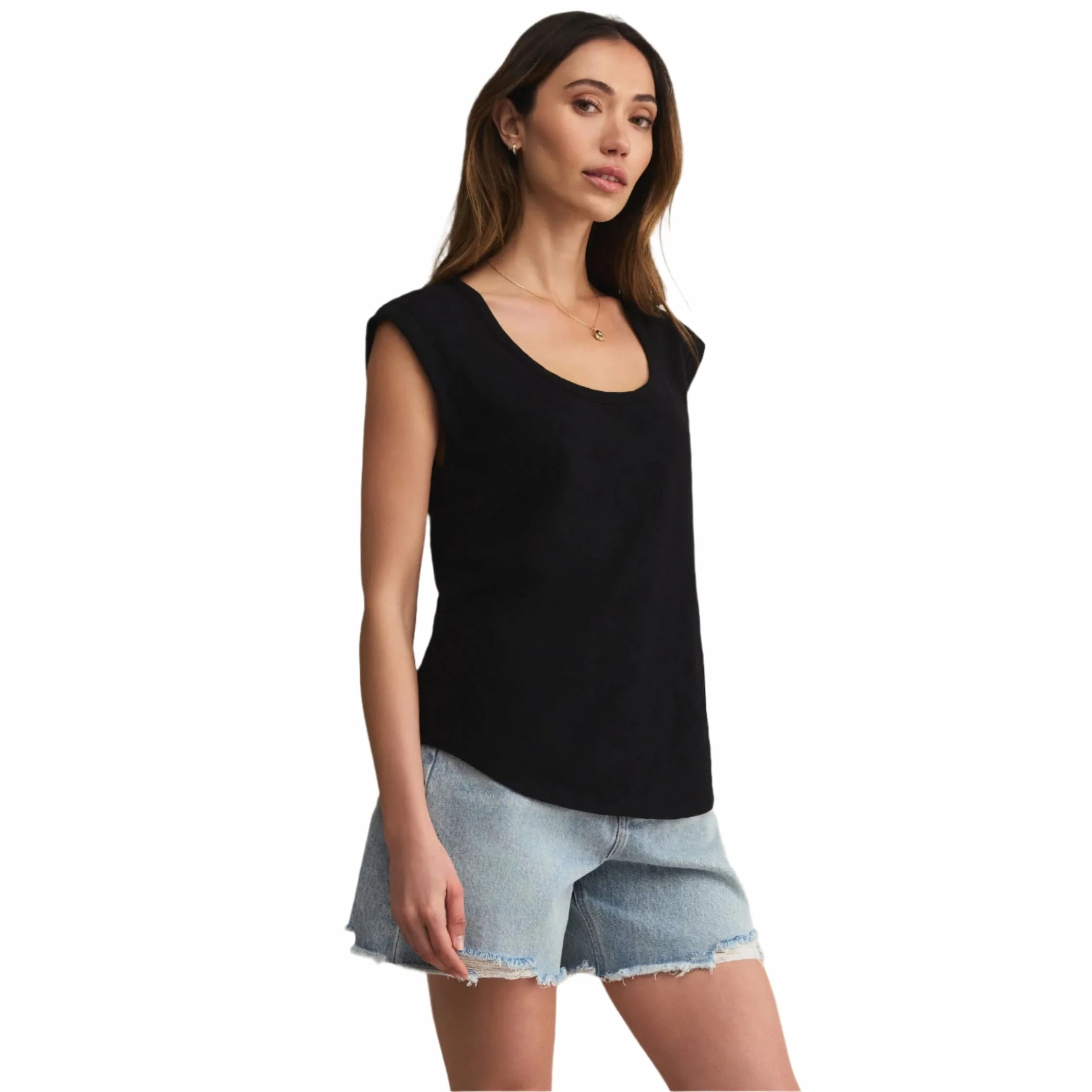 Z Supply Women's Per Diem Short Sleeve Tee - Image 3