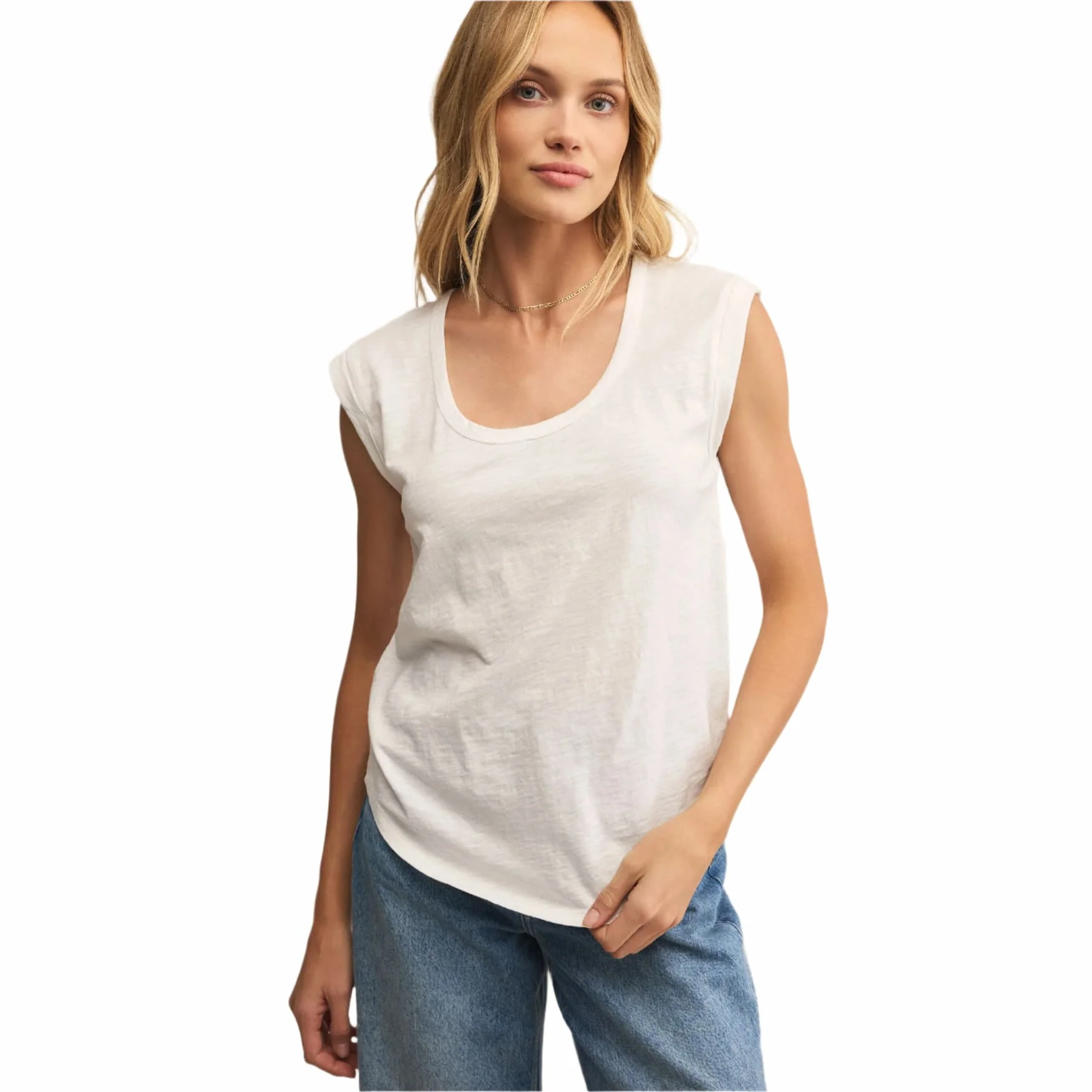 Z Supply Women's Per Diem Short Sleeve Tee - Image 4