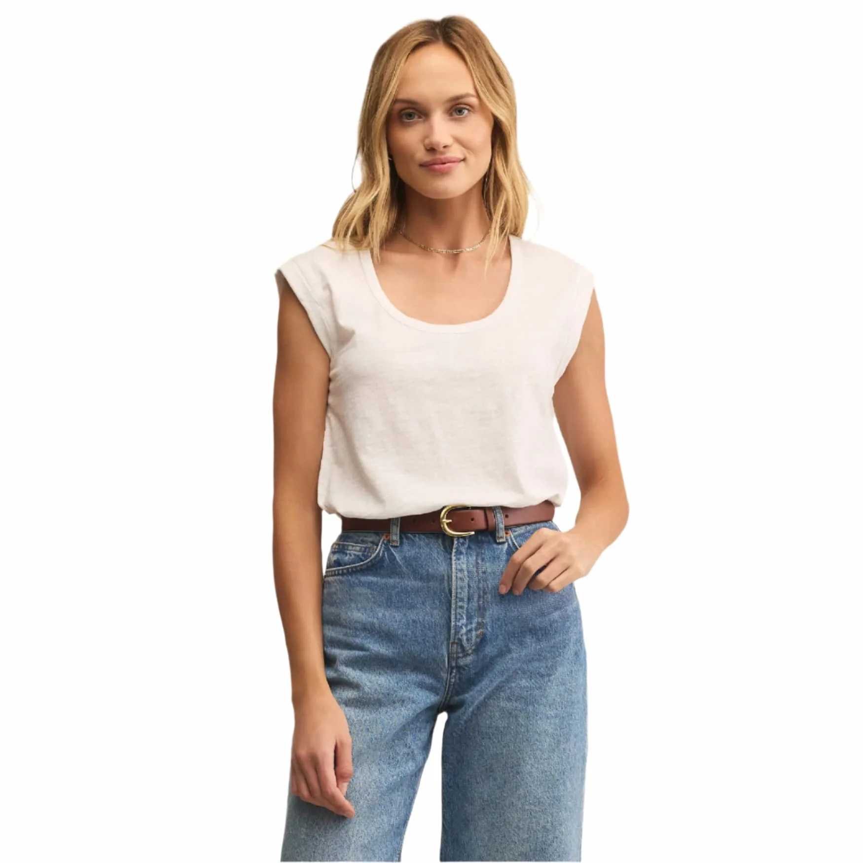 Z Supply Women's Per Diem Short Sleeve Tee - Image 7