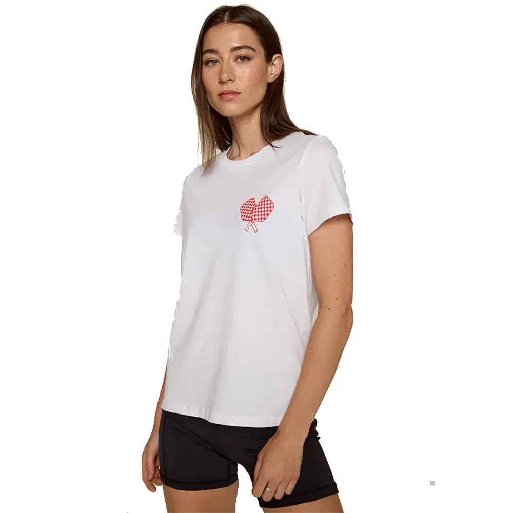 psundays Women's Pickleball Social Short Sleeve Tee - Image 4