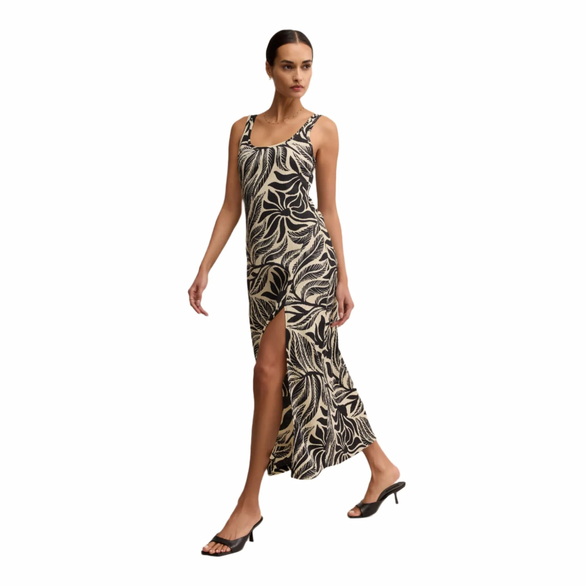 Z Supply Women's Polanco Isla Leaf Midi Dress - Image 3