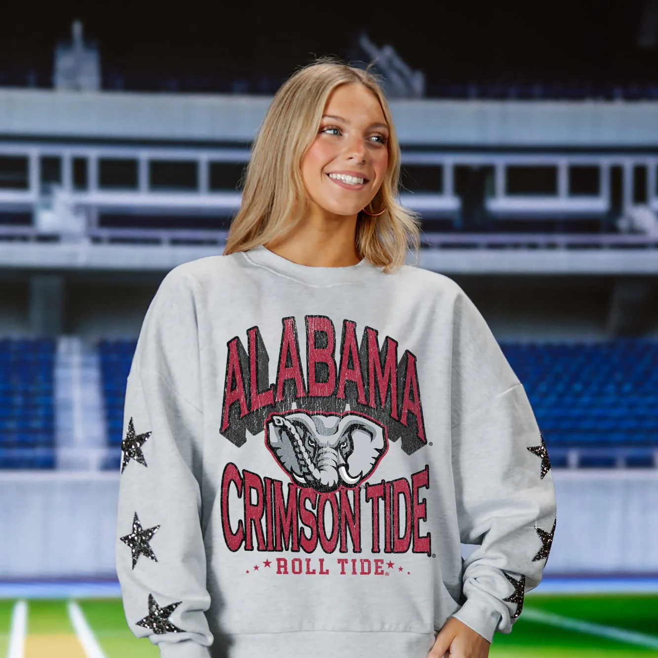 Gameday Couture Women's Resilience Star Sweatshirt - Alabama - Image 3