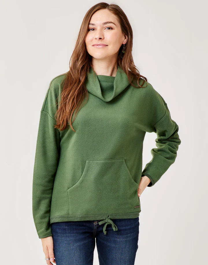 Womens' Rowayton Cowl Neck Sweater - Image 5