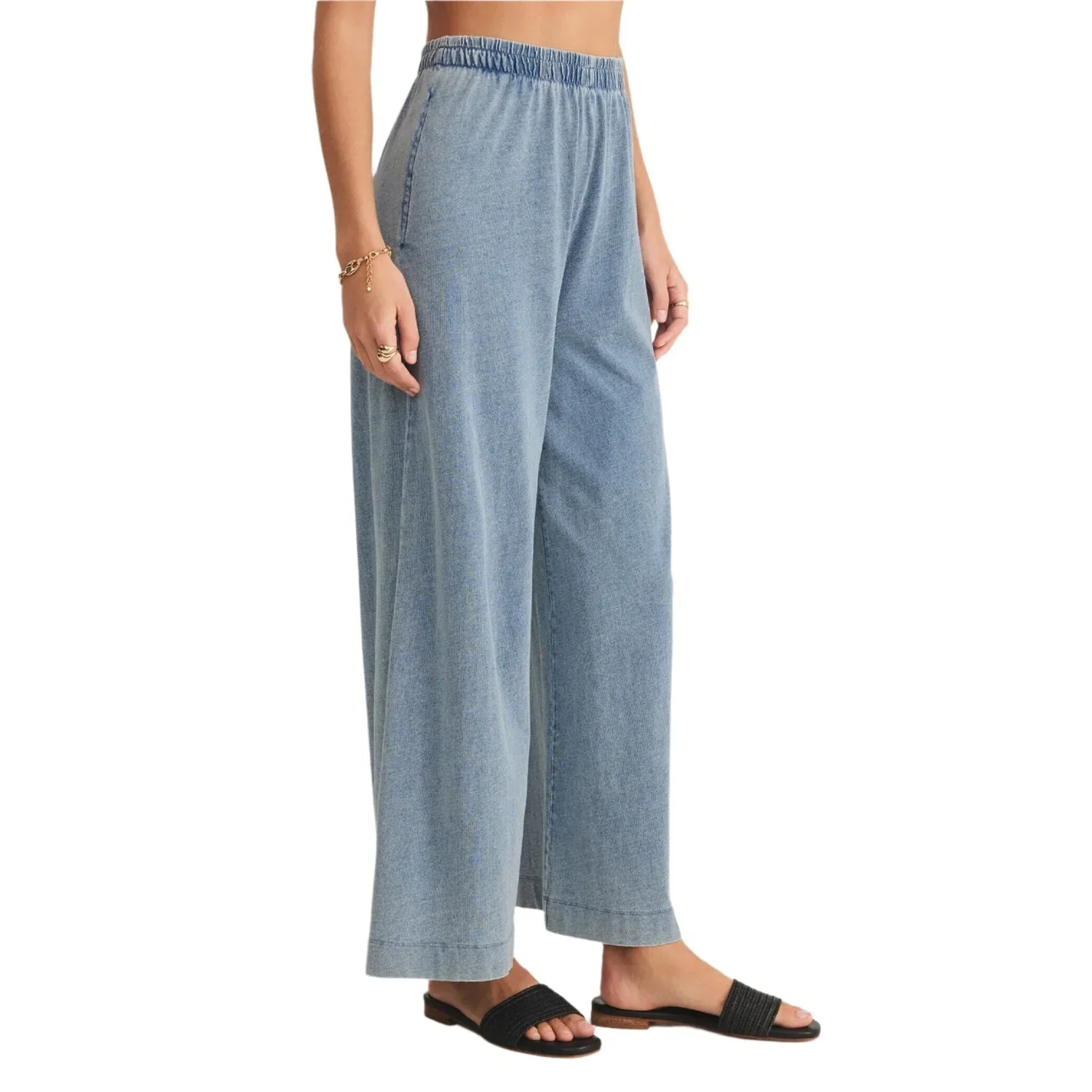 Z Supply Women's Scout Jersey Denim Pants - Image 2