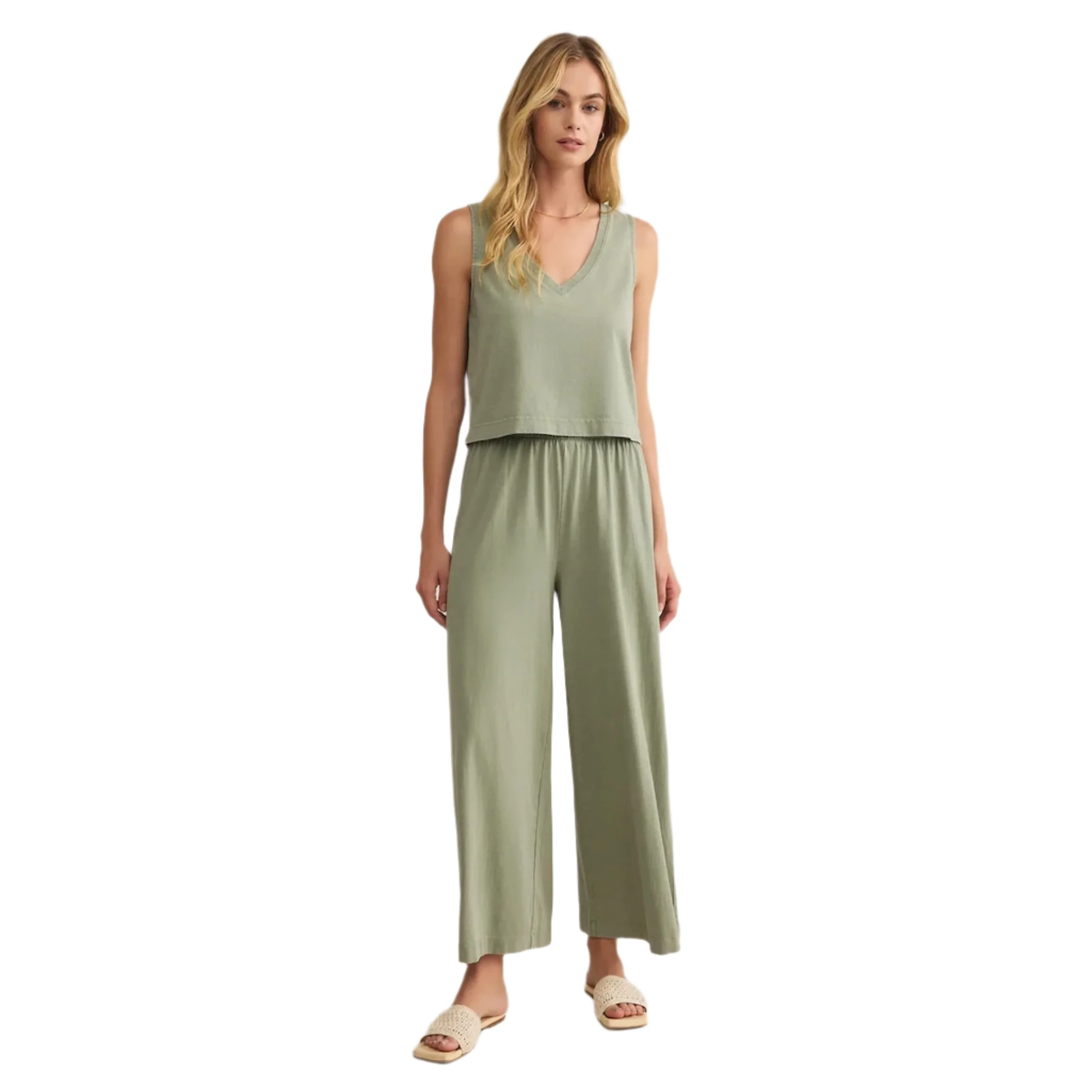 Z Supply Women's Scout Jersey Flare Pants - Image 3