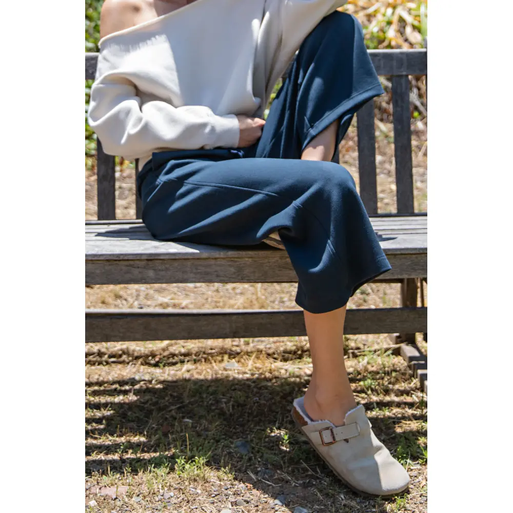 Rae Mode Women's Scuba Crop Wide Pants - Image 3