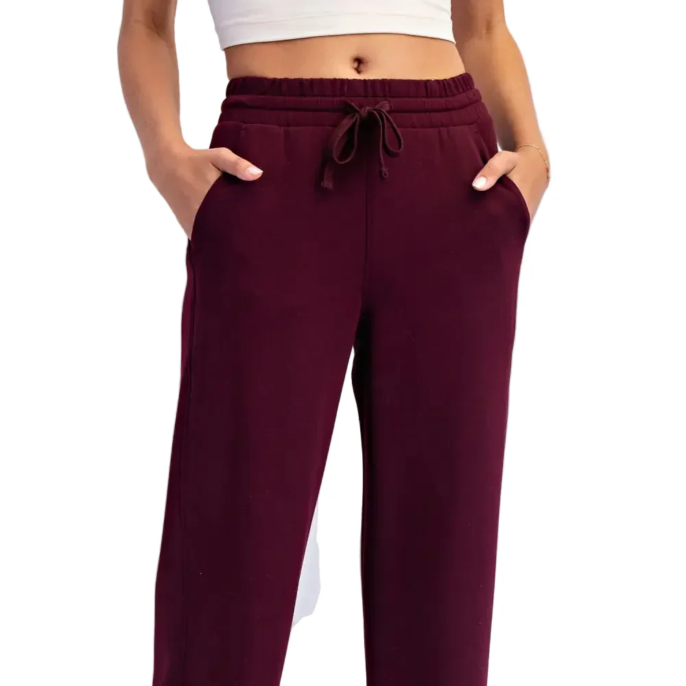 Rae Mode Women's Scuba Crop Wide Pants - Image 4