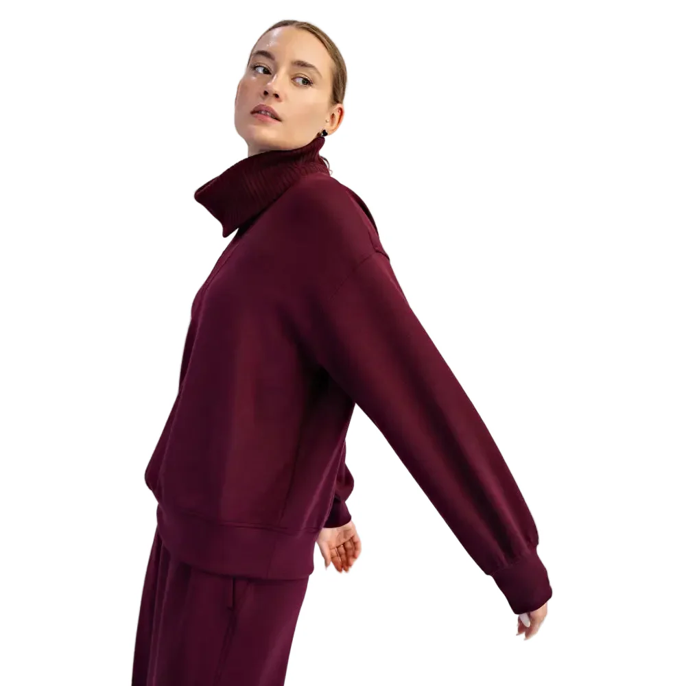 Rae Mode Women's Scuba Luxe V-Turtleneck - Image 6