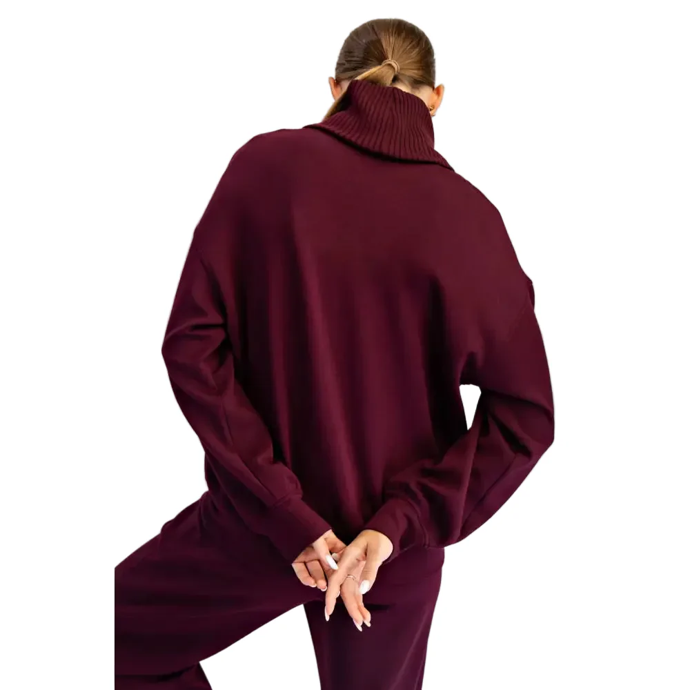 Rae Mode Women's Scuba Luxe V-Turtleneck - Image 7