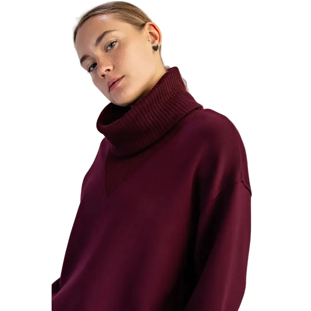 Rae Mode Women's Scuba Luxe V-Turtleneck - Image 8
