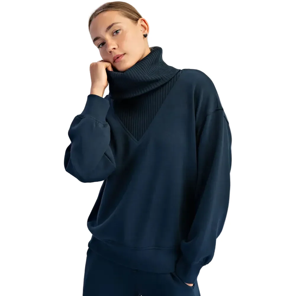 Rae Mode Women's Scuba Luxe V-Turtleneck - Image 9