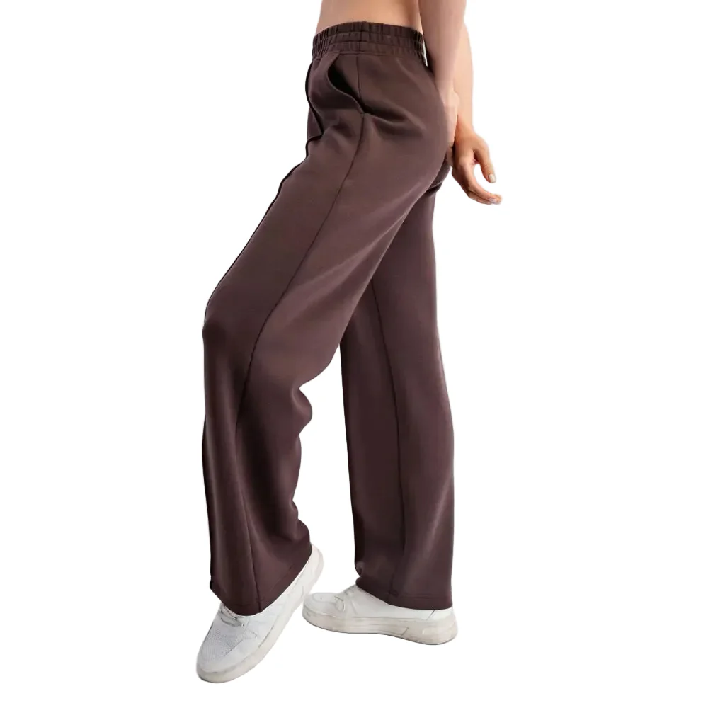 Rae Mode Women's Scuba Pintuck Straight Pants - Image 4