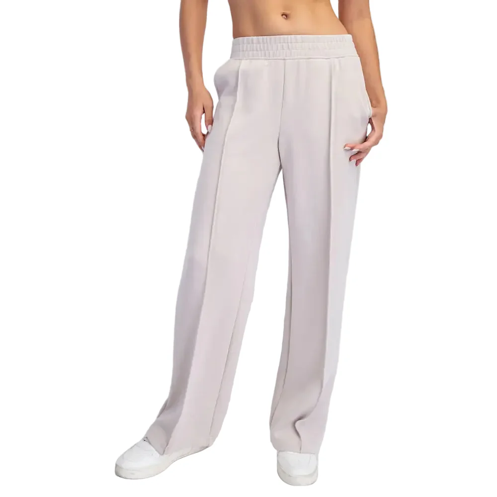 Rae Mode Women's Scuba Pintuck Straight Pants - Image 6