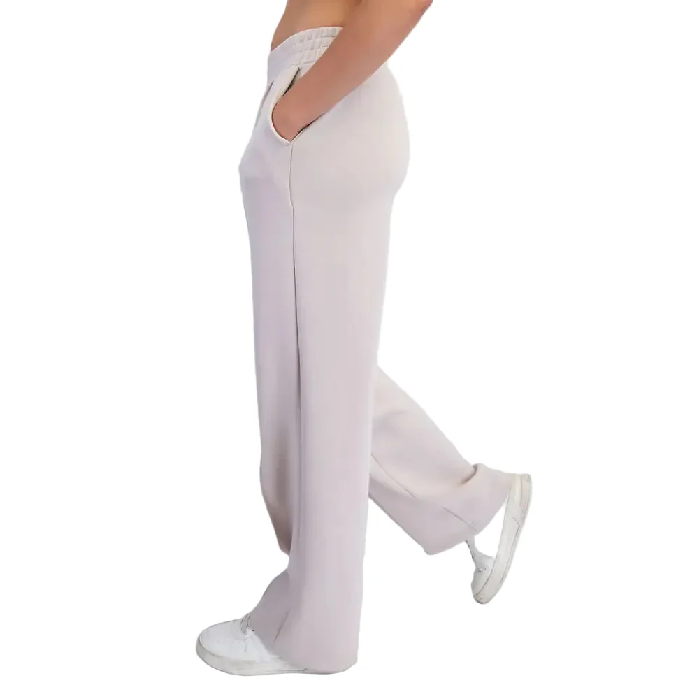 Rae Mode Women's Scuba Pintuck Straight Pants - Image 7