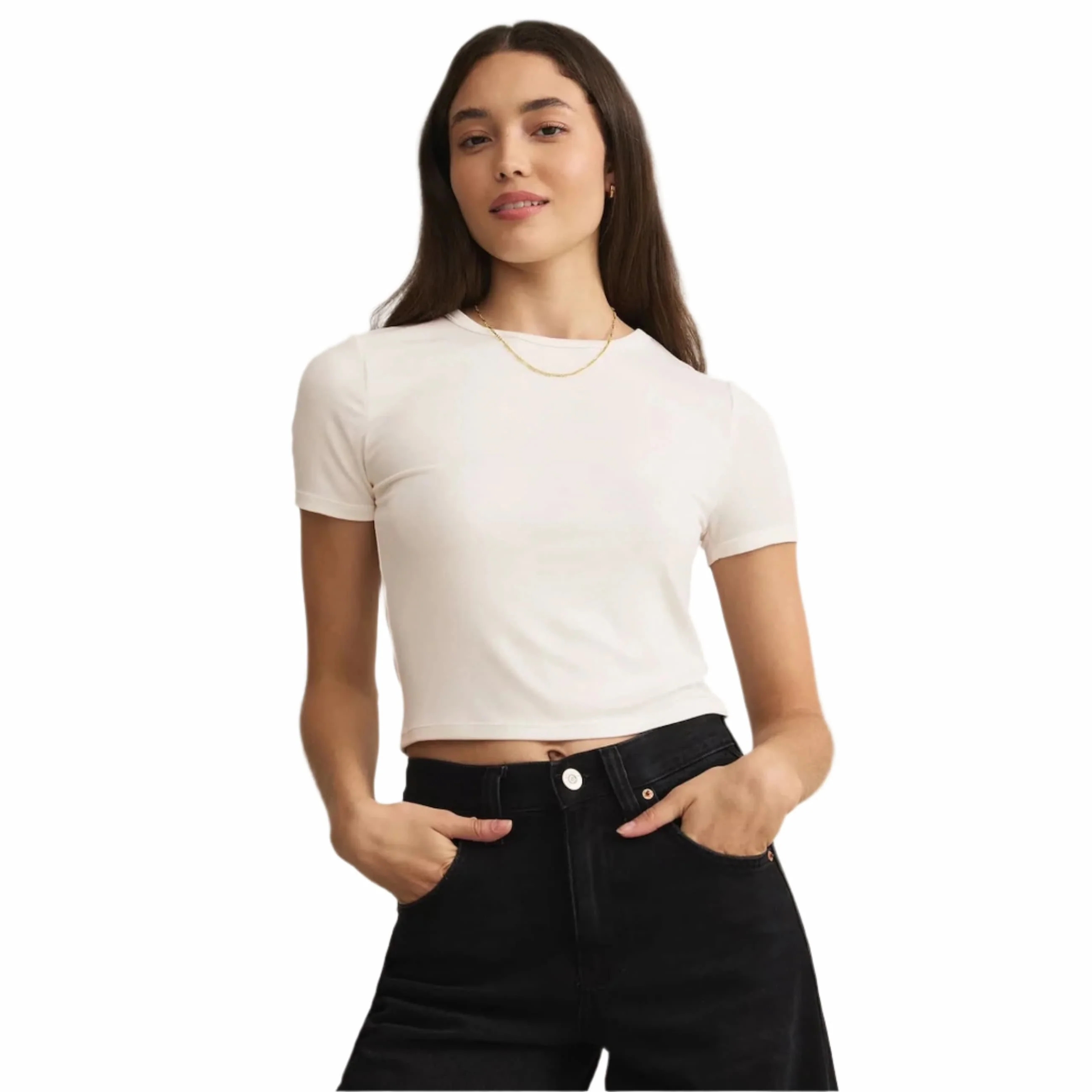Z Supply Women's Second Skin Crew Top - Image 3