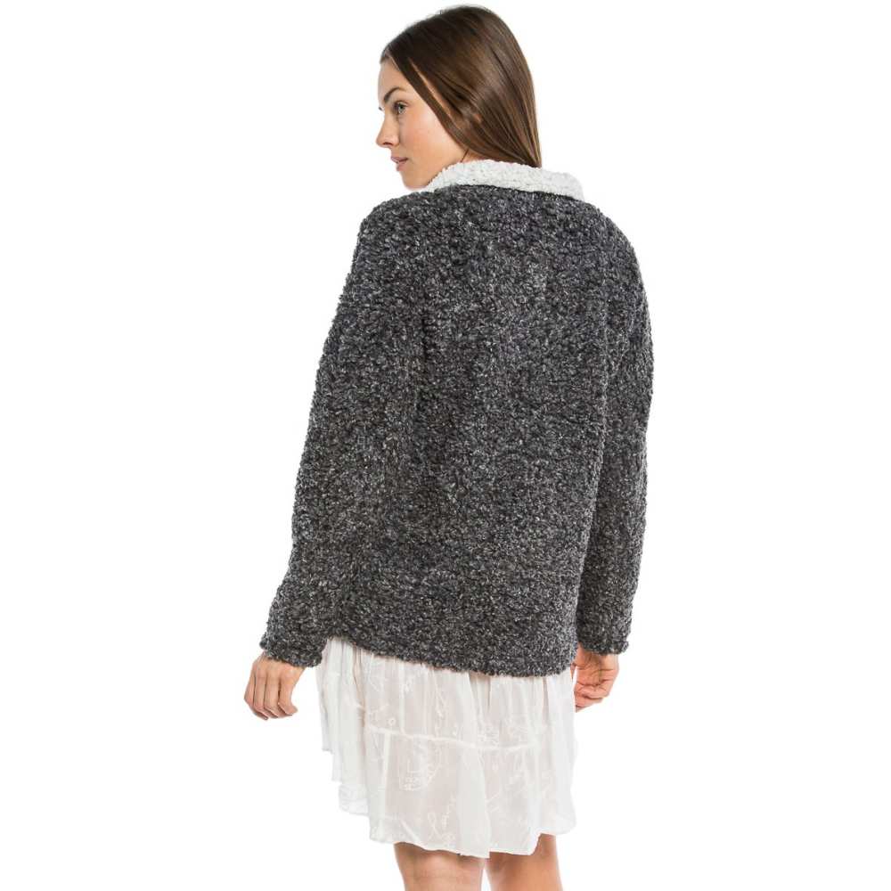Women's Shearling Stadium Pullover - Image 2