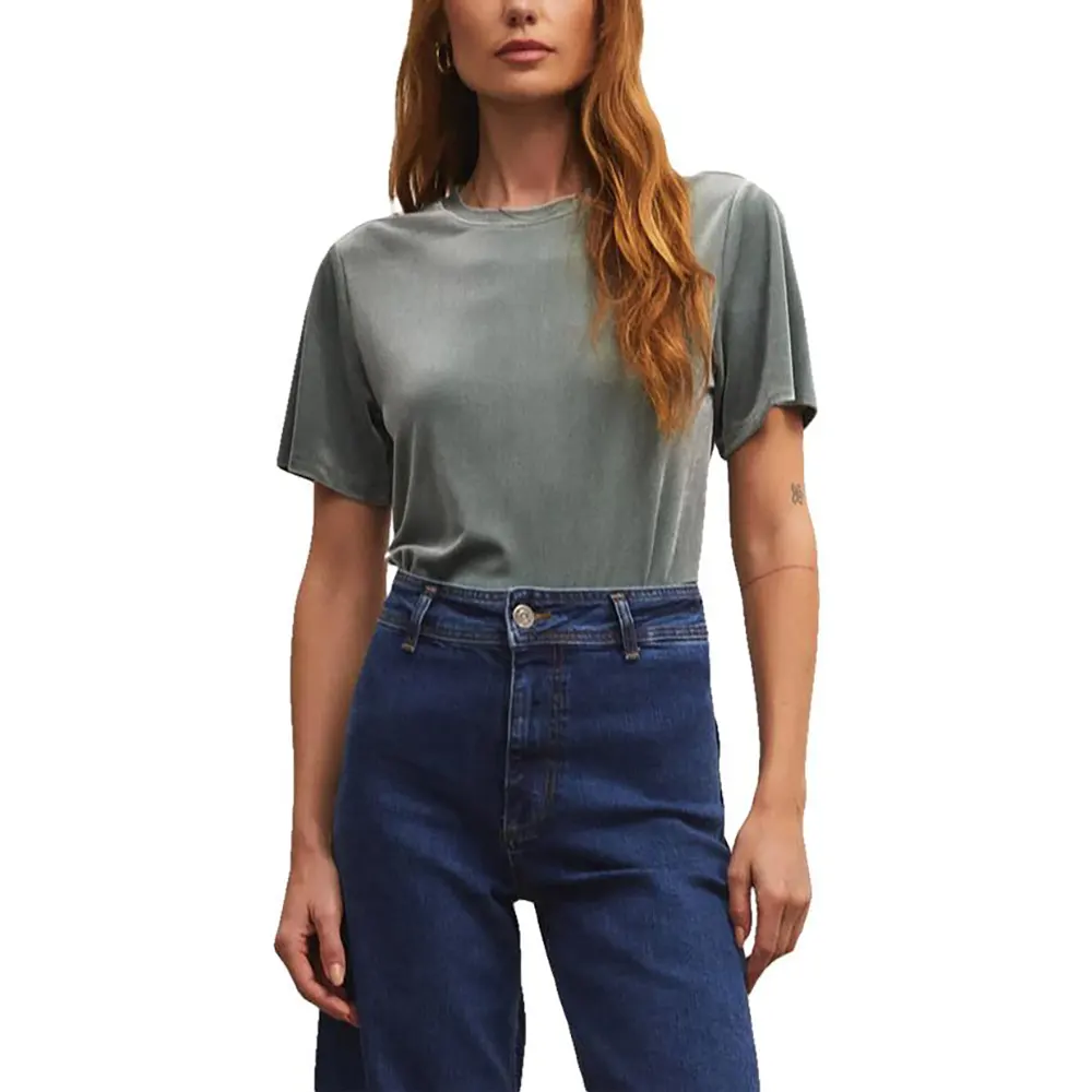 Z Supply Women's Simone Velvet Top - Image 3
