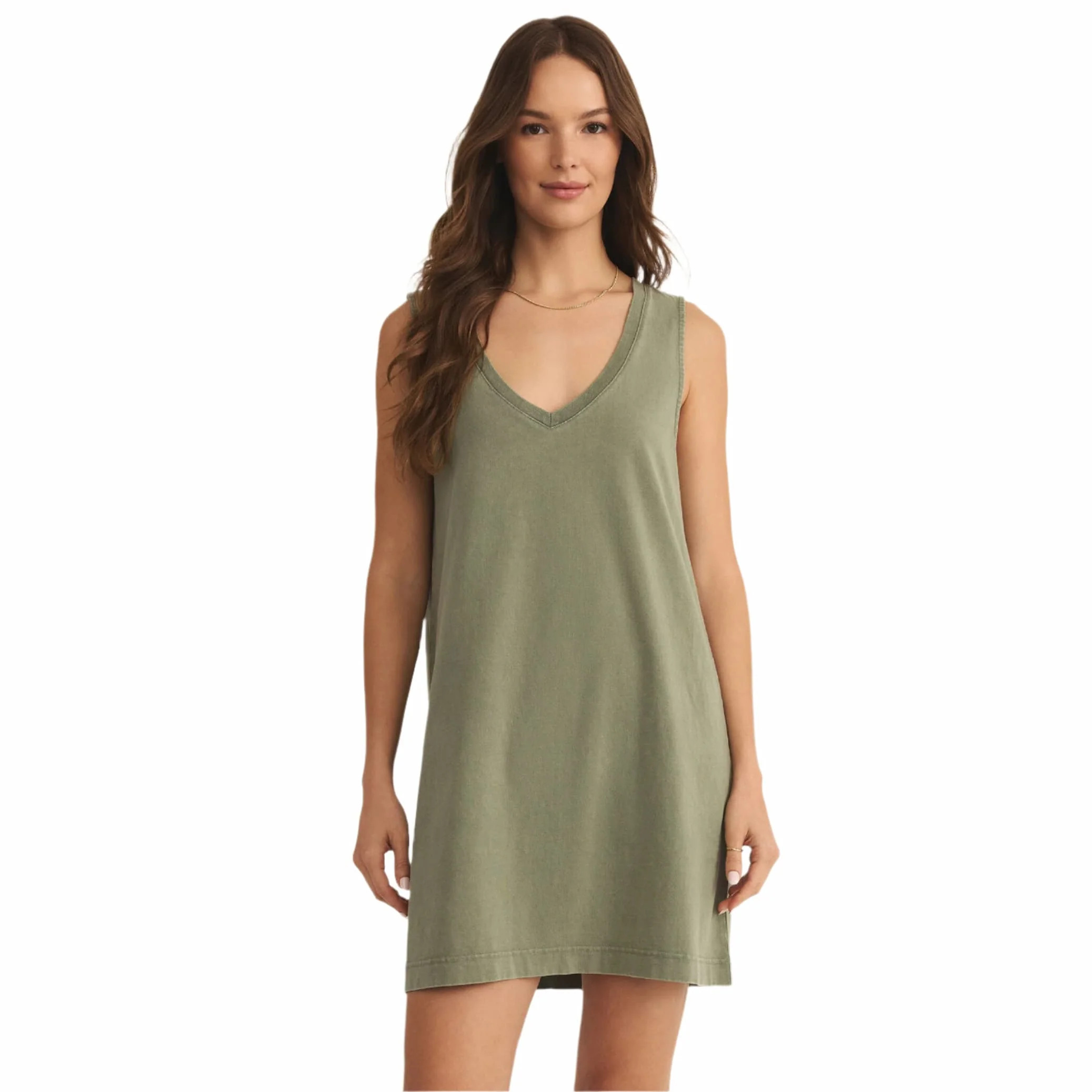 Z Supply Women's Sloane V-Neck Mini Dress - Image 3