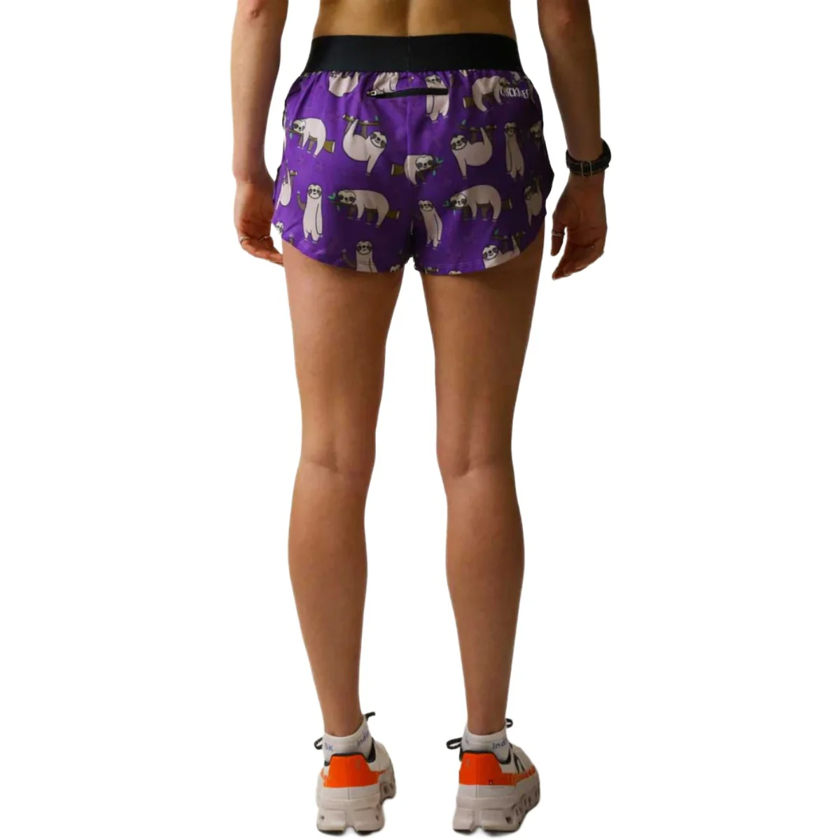 ChicknLegs Women's Sloths Split Shorts 1.5" - Image 3