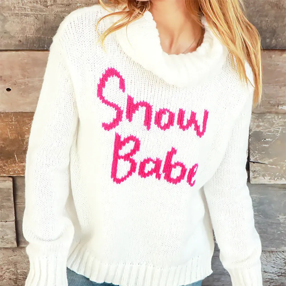 Wooden Ships Women's Snow Babe Turtle Neck Sweater - Image 2