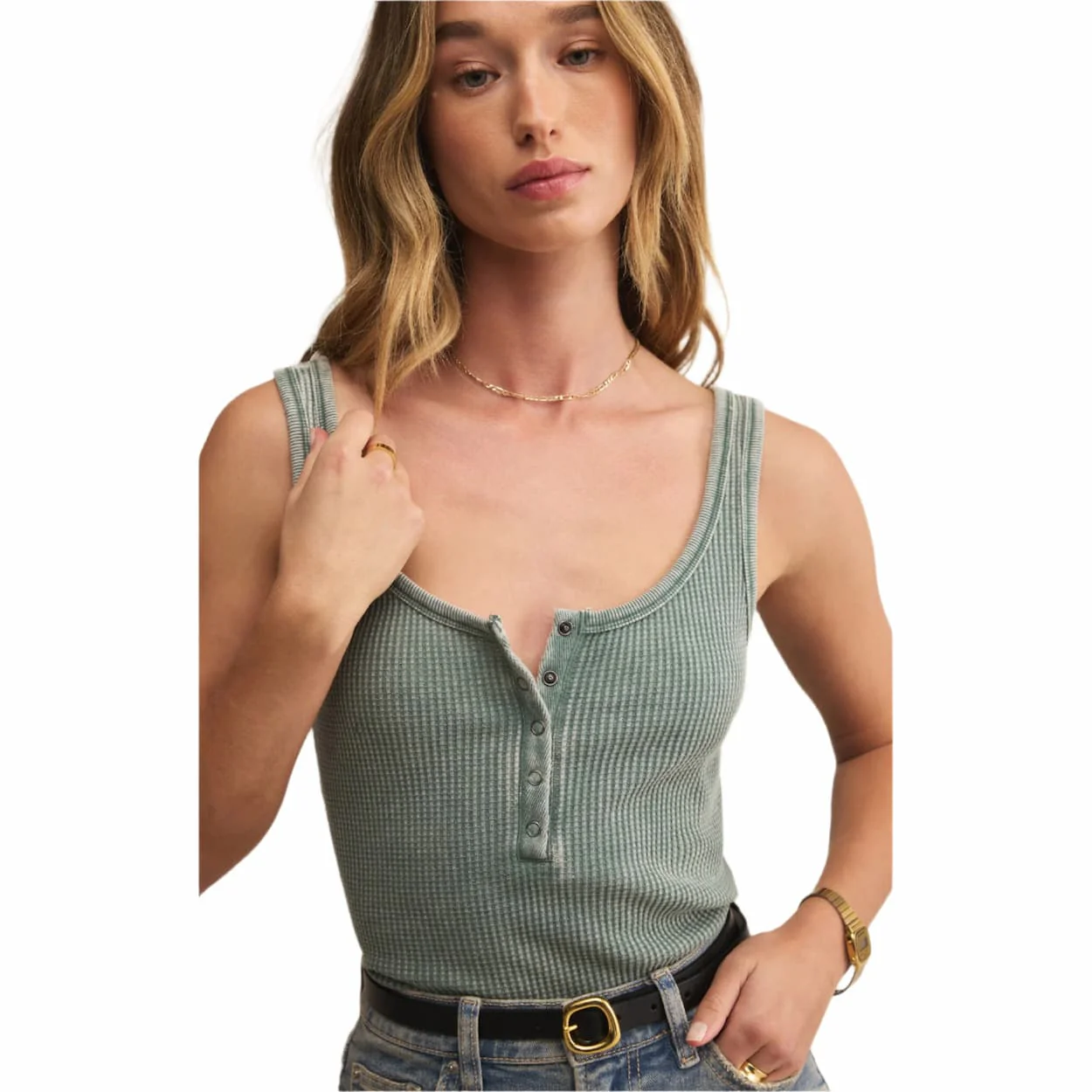 Z Supply Women's Starling Mini Thermal Tank - Image 6
