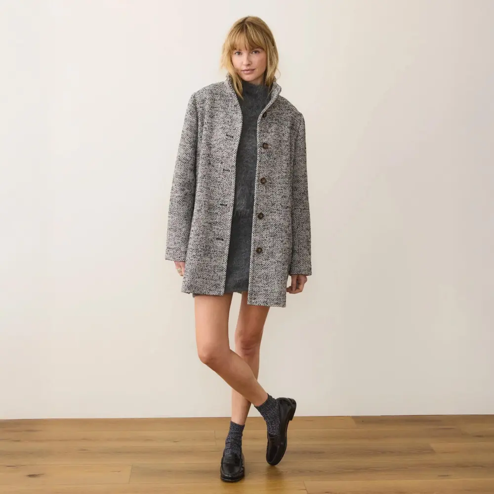 Marine Layer Women's Stephanie Cocoon Coat - Image 4