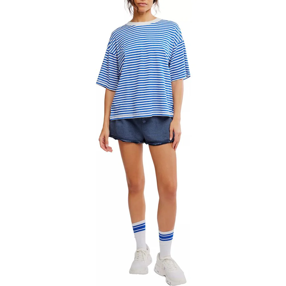 Free People Movement Short Sleeved, Striped Tackle Tee - Image 14