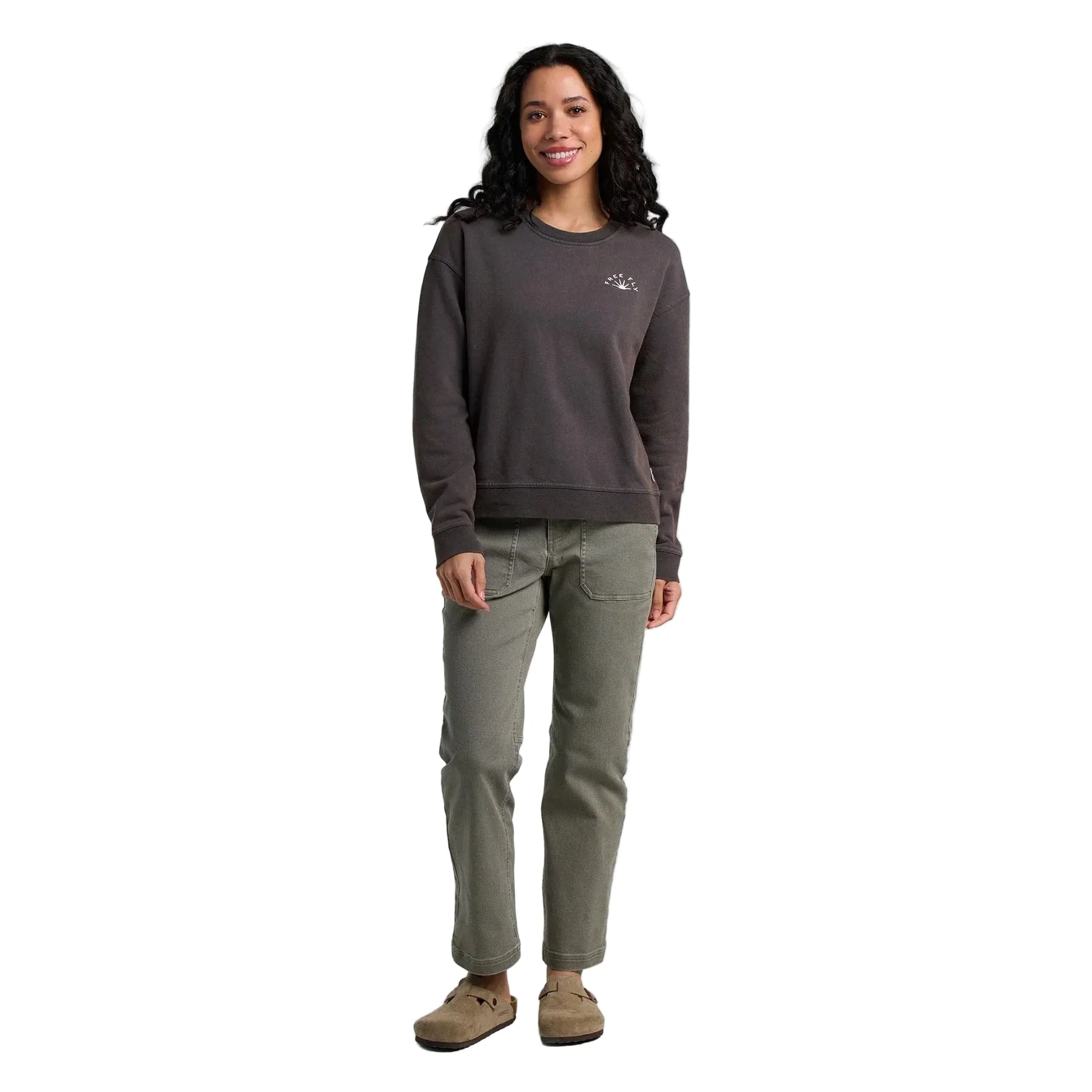 Free Fly Women's Sunburst Fleece Crew - Image 4
