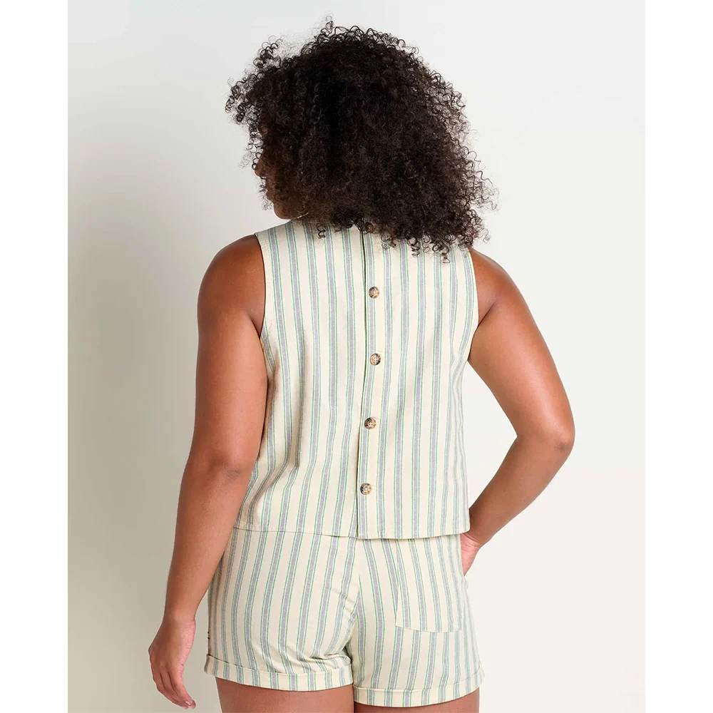 Toad & Co Women's Taj Hemp Button Back Tank II - Image 2
