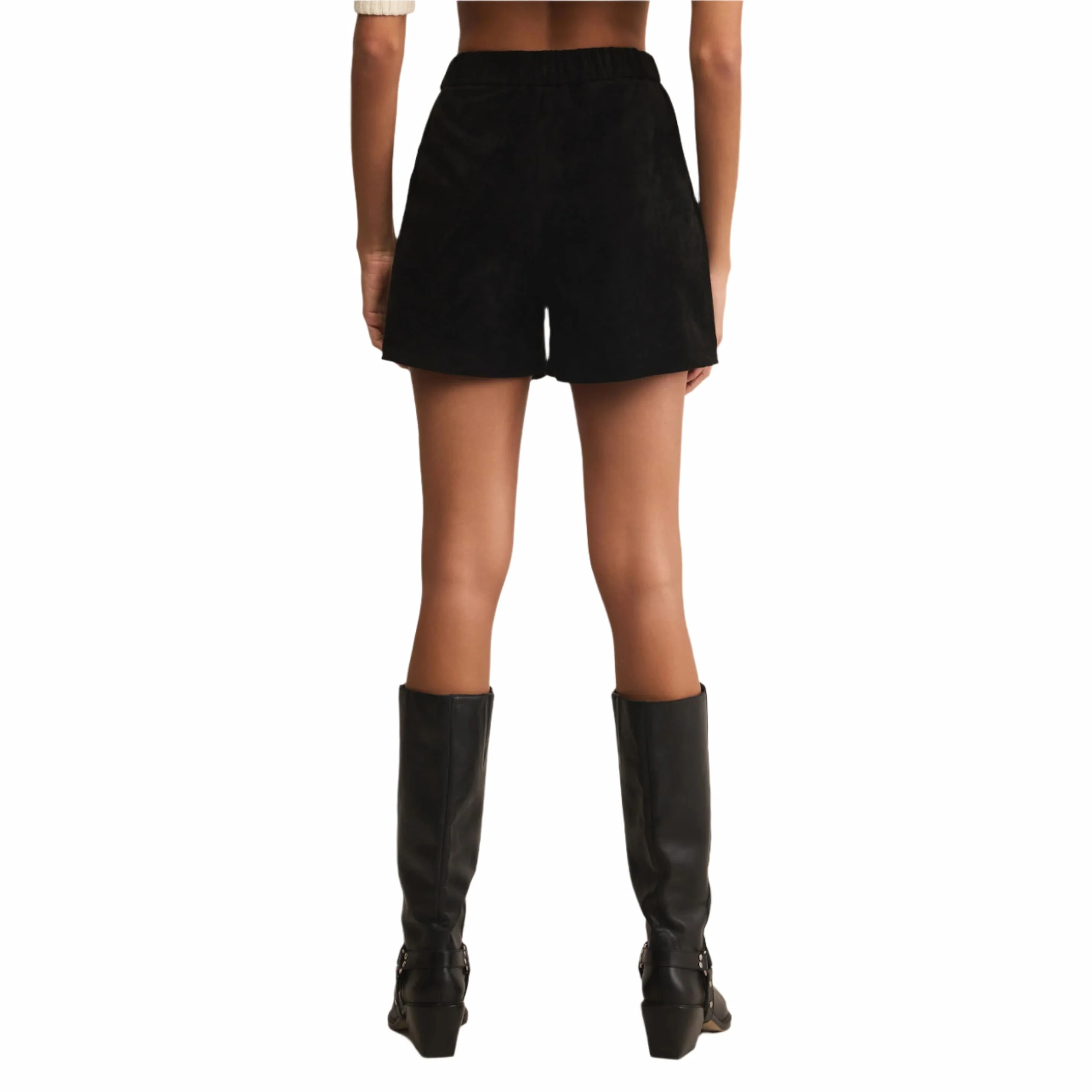 Z Supply Women's Tia Suede Shorts - Image 3