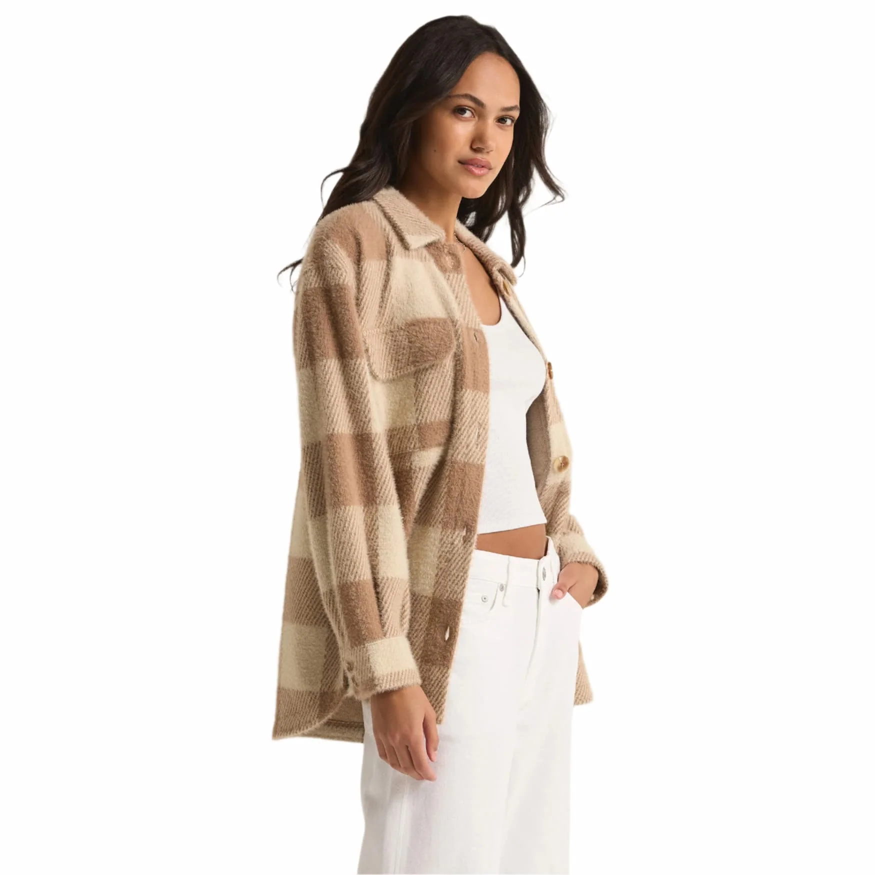 Z Supply Women's Tucker Buffalo Check Jacket - Image 3
