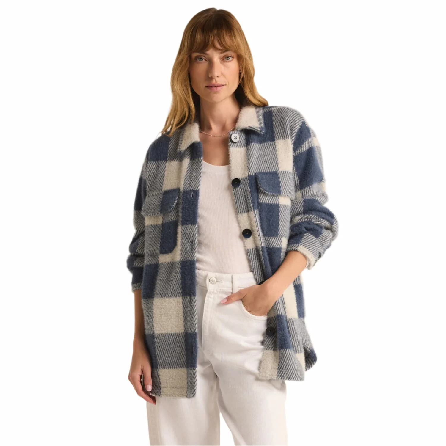 Z Supply Women's Tucker Buffalo Check Jacket - Image 5