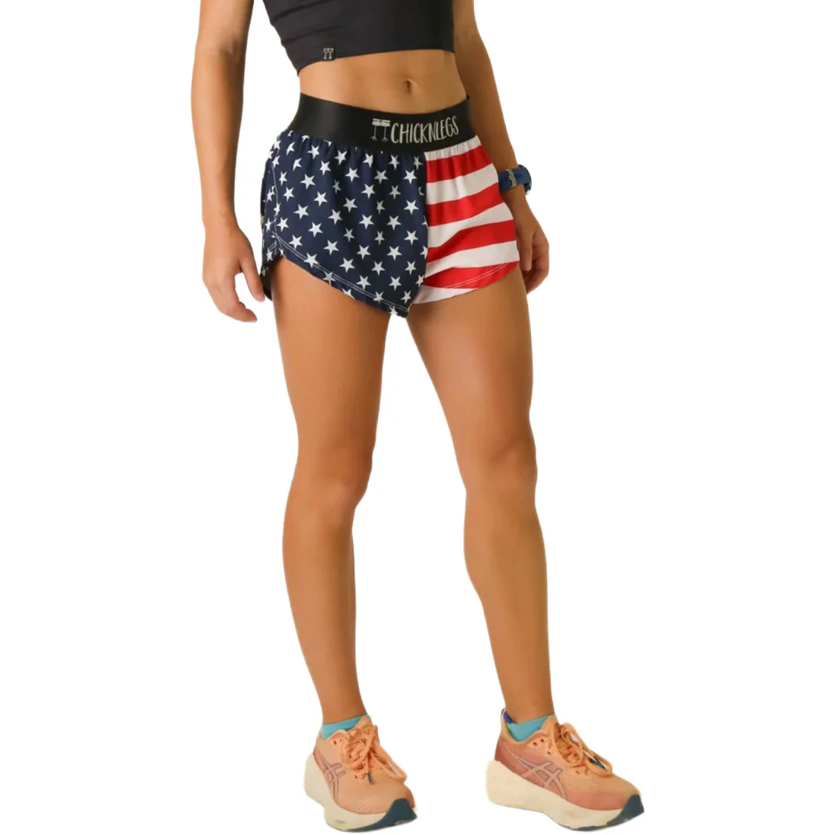 ChicknLegs Women's USA Split Shorts 1.5" - Image 5