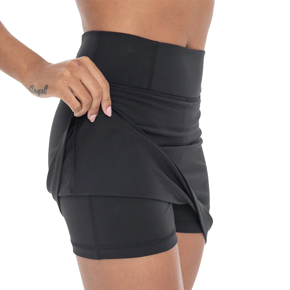 Mono B Women's Venice Paneled Waist Skort - Image 3