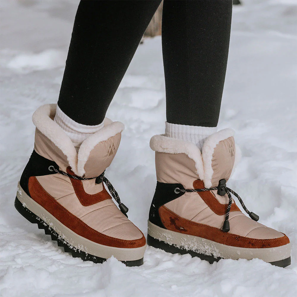 Cougar Women's Vibe Nylon and Suede Waterproof Winter Boots - Image 3