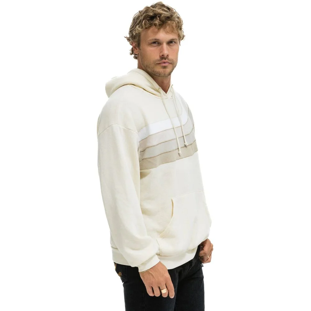 Aviator Nation Wave 4 Stripe Pullover Hoodie - Image 5