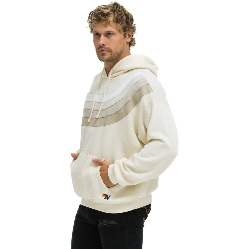 Aviator Nation Wave 4 Stripe Pullover Hoodie - Image 6