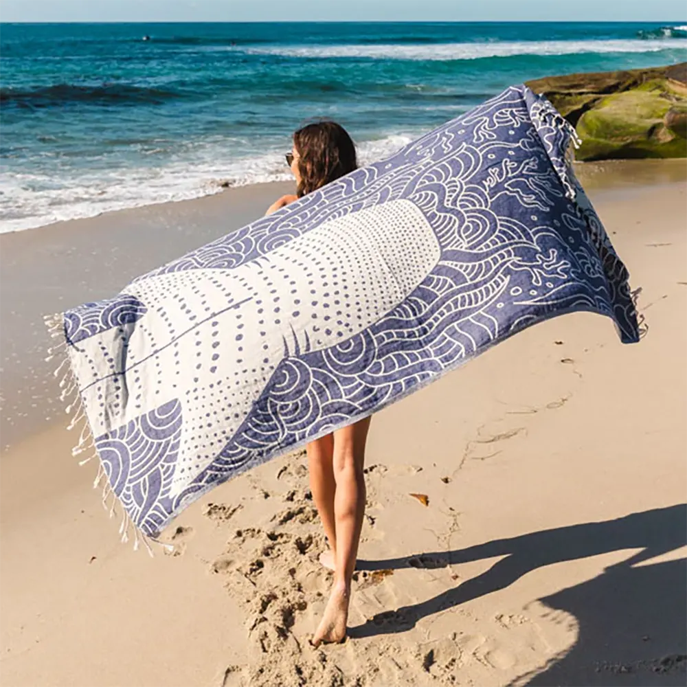 Sand Cloud Whale Shark Towel - Image 2