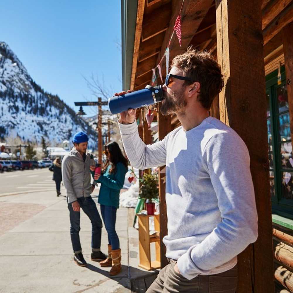Hydro Flask Wide Mouth Insulated Bottle w/ Flex Sip Lid - Image 2