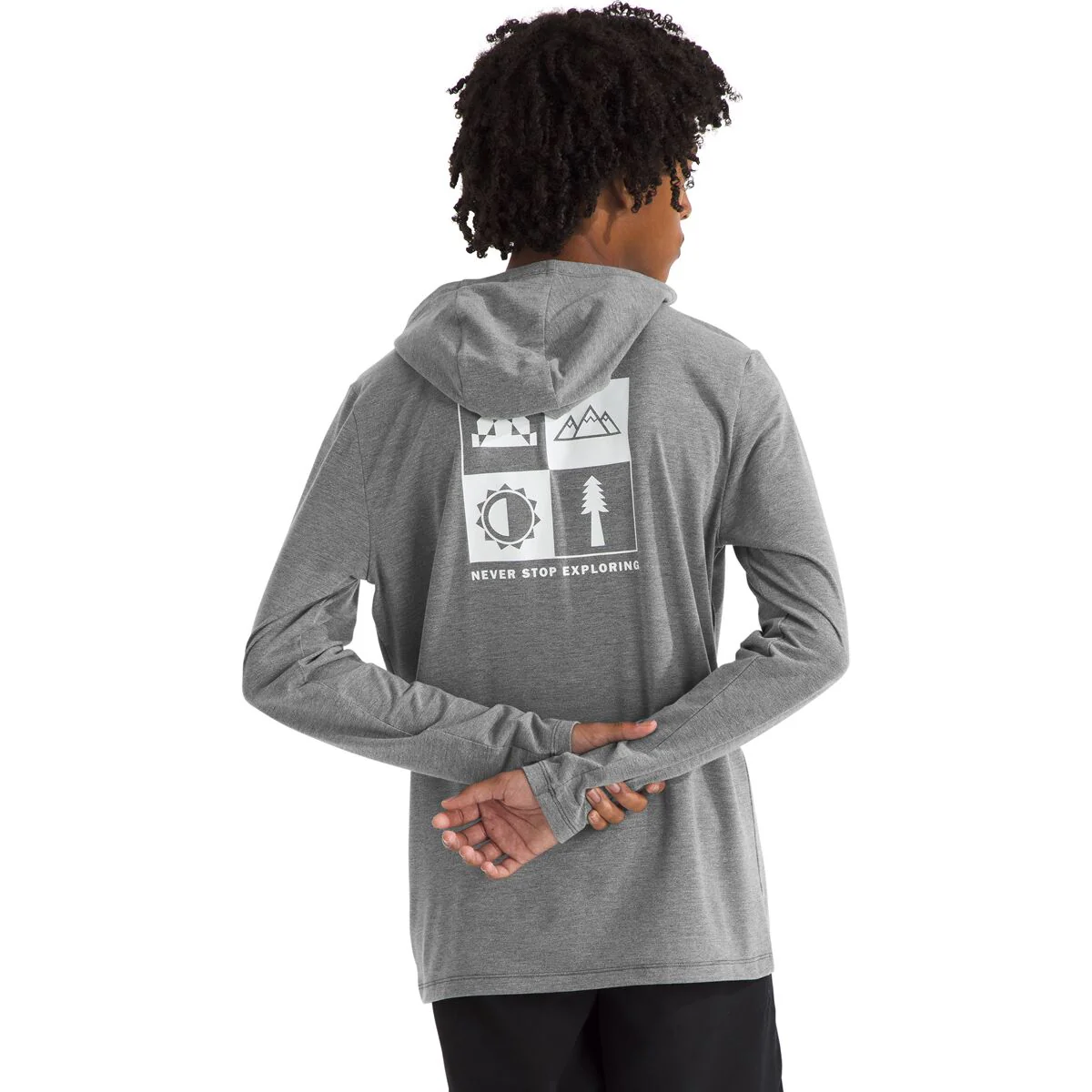 The North Face Youth Adventure Long Sleeve Graphic Hoodie - Image 7