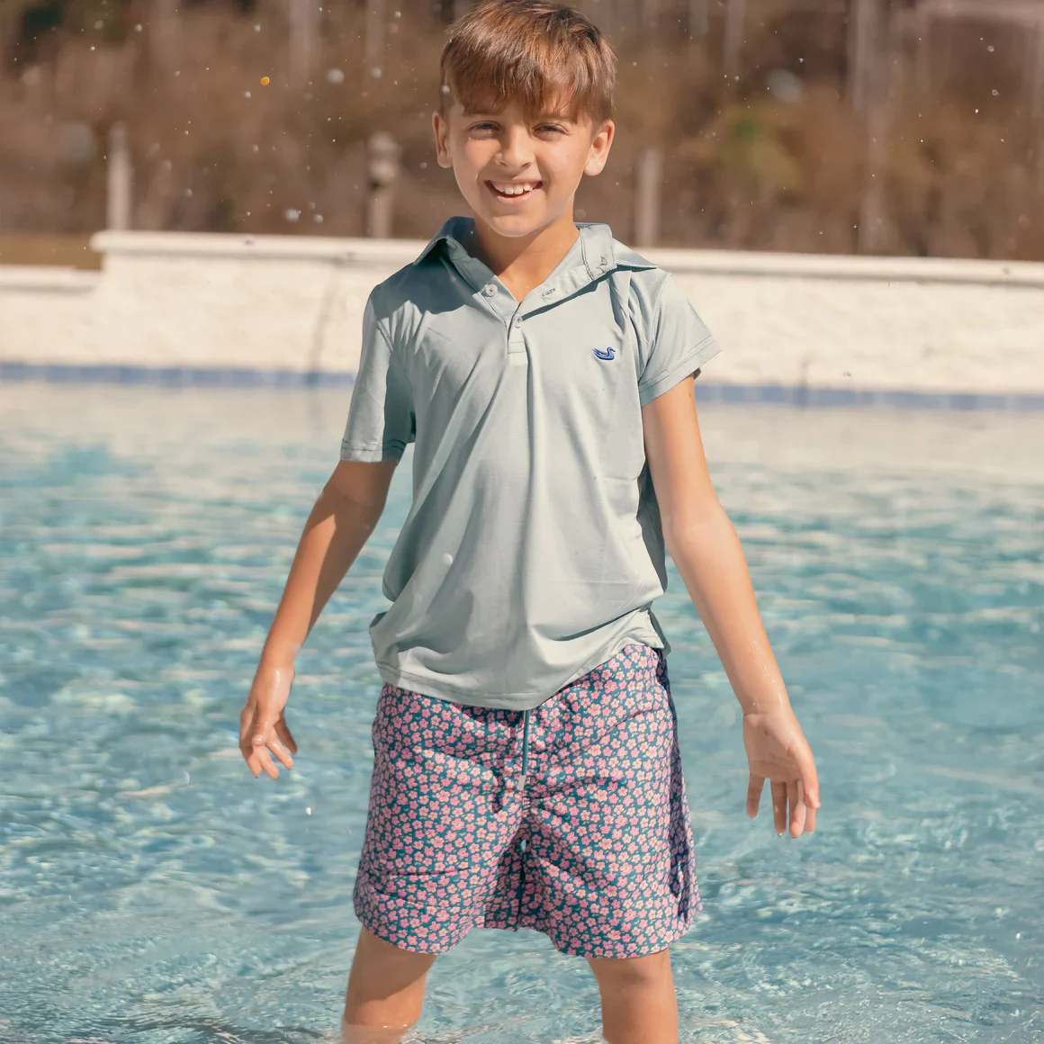 Southern Marsh Youth Bermuda Performance Polo - Image 3