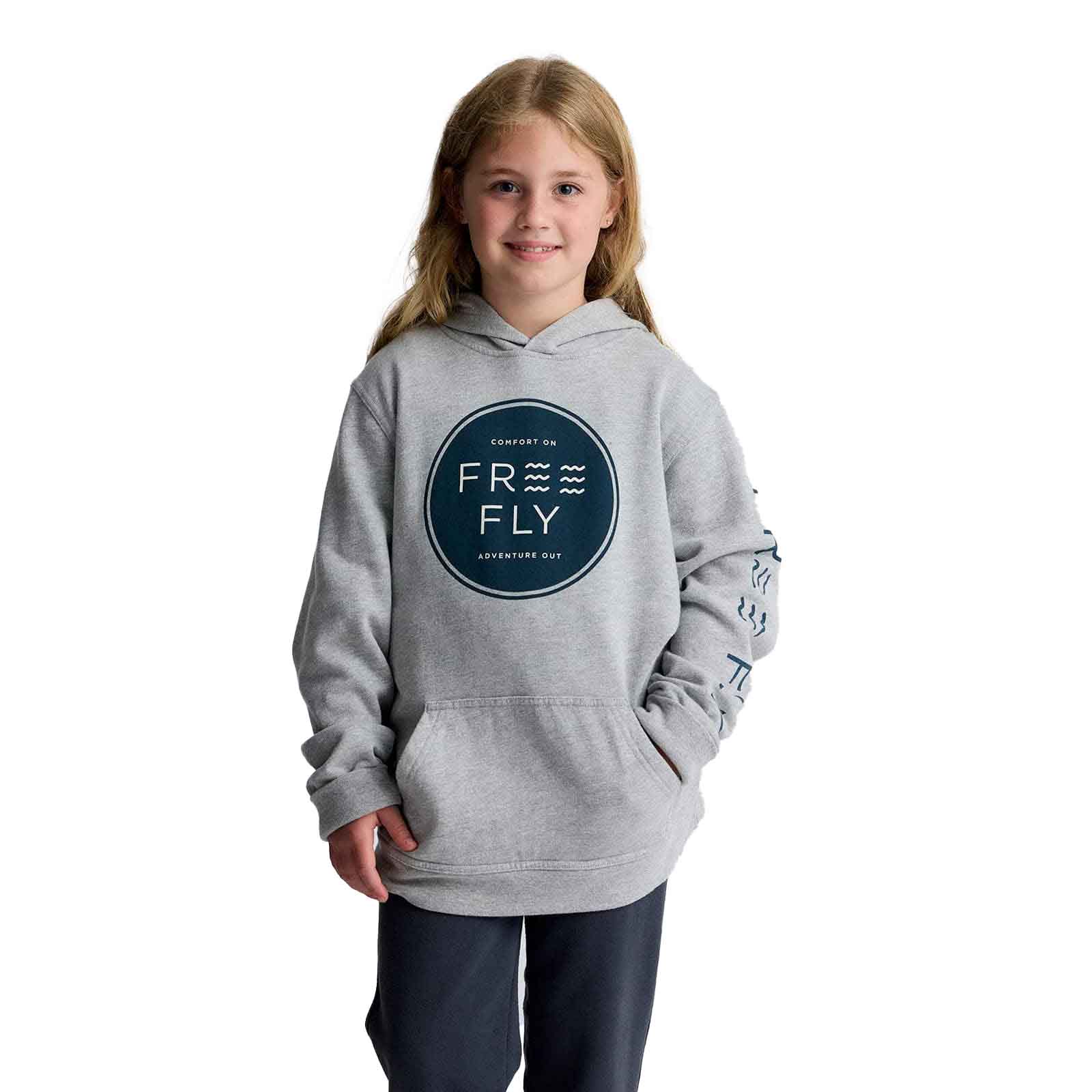 Free Fly Youth Comfort On Fleece Hoodie - Image 2