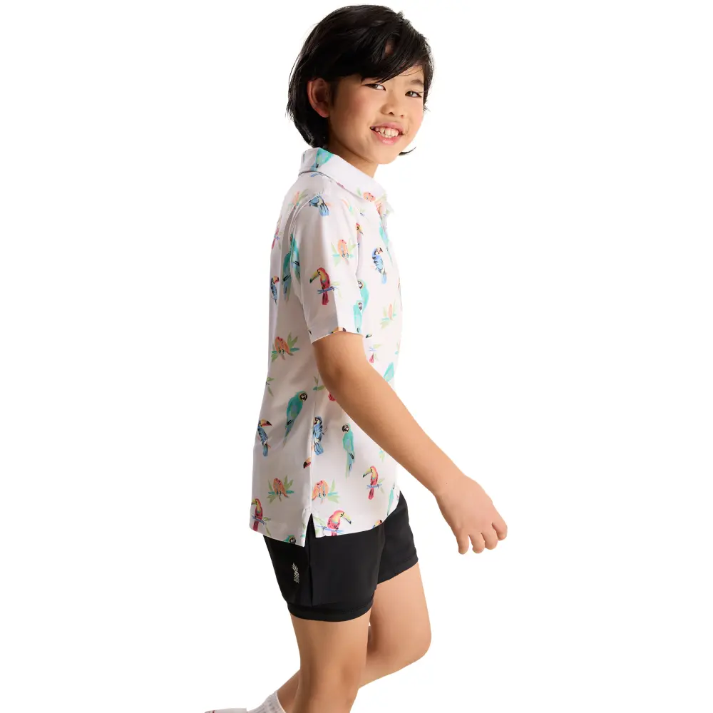 Chubbies Kids' Dude Where's Macaw Polo - Image 11