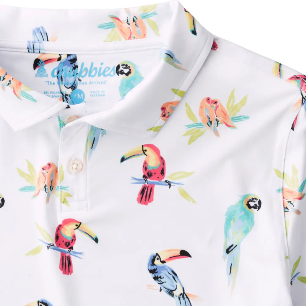 Chubbies Kids' Dude Where's Macaw Polo - Image 3